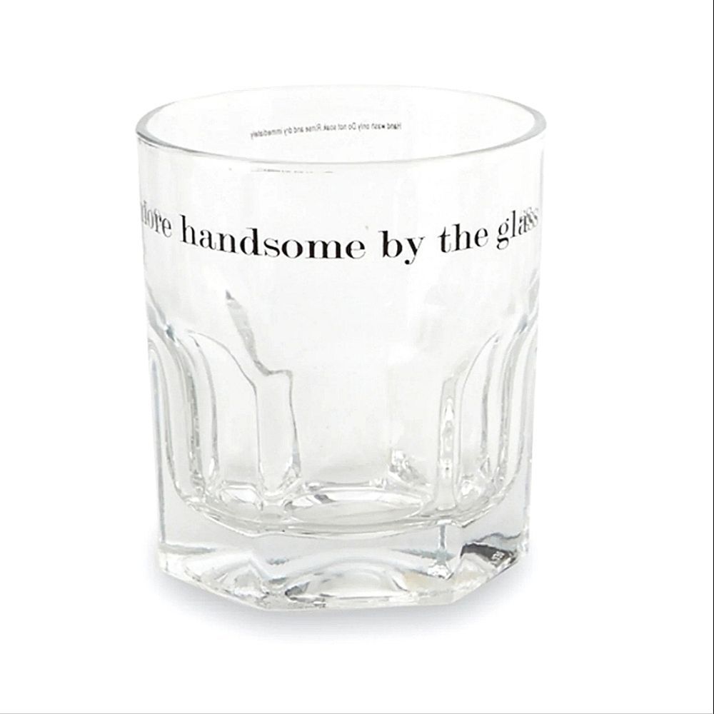 Moss & Embers, "More Handsome By The Glass" Whiskey Glass